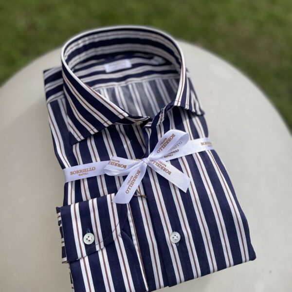 Camicia borriello cotone rigata