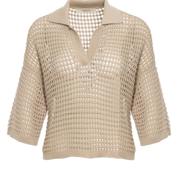 Polo JUCCA maglia crochet