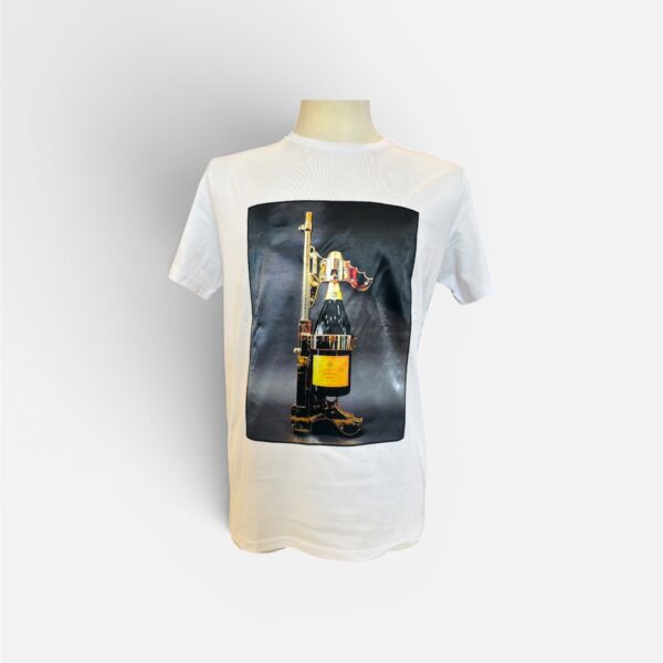 Polinesya t-shirt uomo  champagne gun
